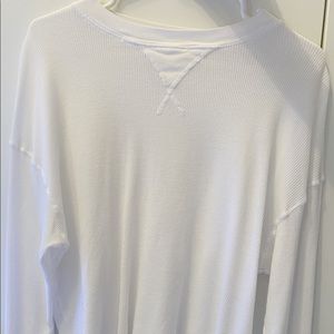 White oversized long sleeve